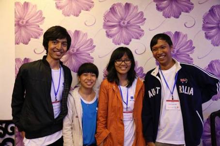 Everybody's smiling!